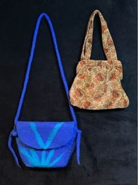 Wool Felt  Velvet Handbag