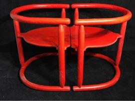 Pair of Danish influence chairs