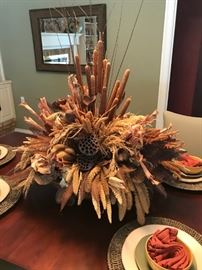 Celebration floral arrangement in Antique wooden bowl