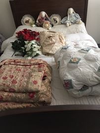 bedspreads, and pillows