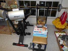 Exercise machines and workout equipment