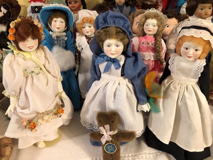 Royal Doulton Dolls with boxes