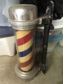 lighted barber pole