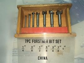 7 pcs Forstner bit set
