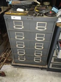 metal nut, bolt tool cabinet