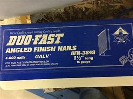 1 1/2" finish nails 