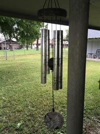 several wind chimes 