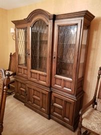 Dining room China cabinet hutch furniture