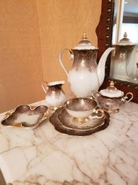 Eberthal Bavaria Bone China 9pc Tea Set