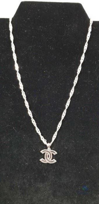 CZ Sterling Silver Necklace 