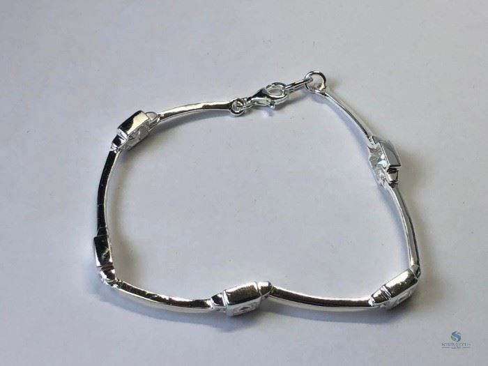 CZ Bracelet -Sterling Silver
