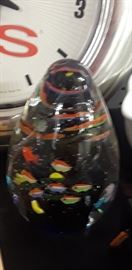 Art Glass Fish Paper Weight 