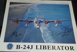 B-24J Liberator Signed Photo 