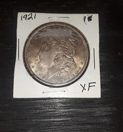 1921 Silver Dollar XF 
