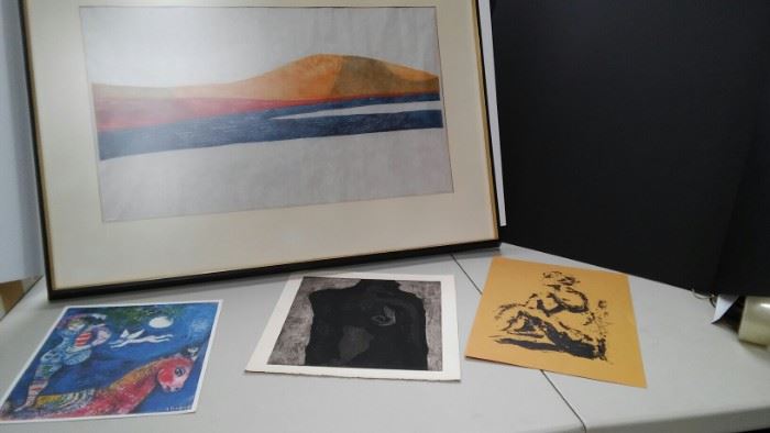Chagall, Lipetz, and Neumann Prints