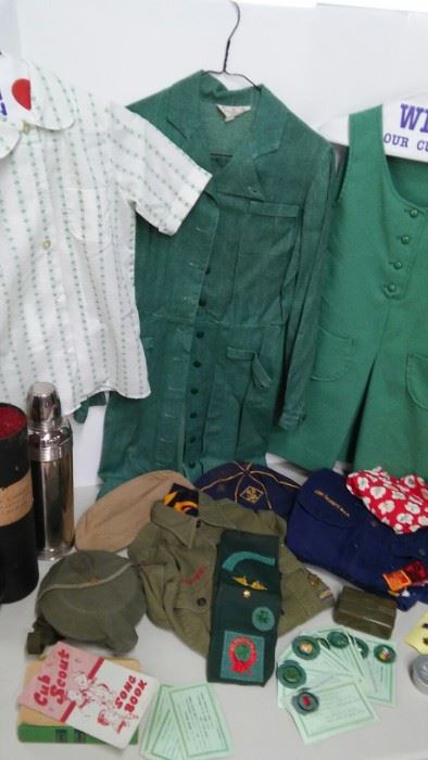 Girl Scouts, Cub Scounts, Uniforms, Patches, Pins, and More