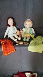 Vintage Dolls, Toys, and lots of Doll Clothing