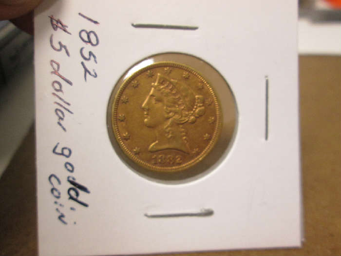 1882 $5 Gold Coin