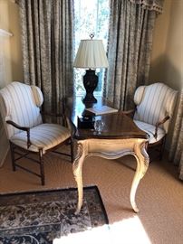 Pair Arm Chairs, Ladies Writing Table