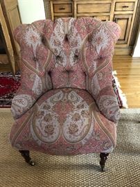 English style Upholstered Chair 