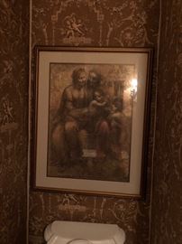 Framed da Vinci  Madonna and Child 