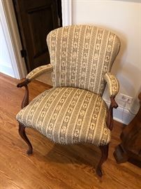 Arm Chair, Insect pattern upholstery 