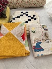 Baby Quilt, Vintage Quilts 