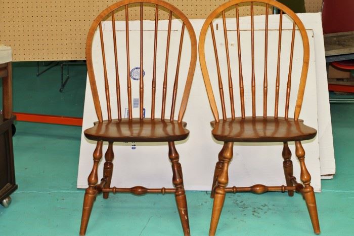 2 Spindle Back Chairs