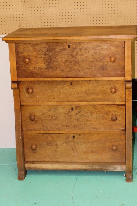 Birdseye Maple Dresser or Chest of Drawers