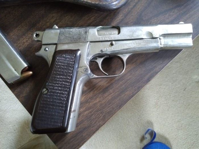 Browning WWII pistol. Made in Belgium.