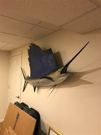 LARGE SAILFISH WALL DECORATION