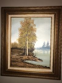 OIL ON CANVAS PAINTING