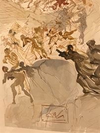SALVADOR DALI
RISING TO THE 7TH LEVEL:LUXURY
“PURGATORY 25”
WOOD ENGRAVING IN COLOR ON RIVES PAPER 1951-1964