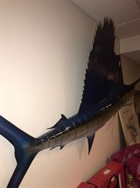 LARGE SAILFISH WALL DECORATION