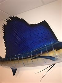LARGE SAILFISH WALL DECORATION
