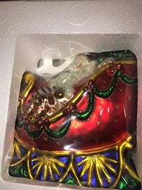 WATERFORD SLEIGH RIDE CENTERPIECE