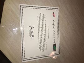 AUTHENTIC HOCKEYTOWN YZERMAN JERSEY SIGNED WITH COA