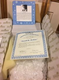 ASHTON DRAKE SNOWBABIES COLLECTION DOLLS BY TITUS TOMESCU SIGNED W/COA