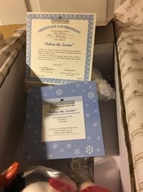 ASHTON DRAKE SNOWBABIES COLLECTION DOLLS BY TITUS TOMESCU SIGNED W/COA