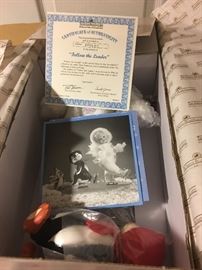 ASHTON DRAKE SNOWBABIES COLLECTION DOLLS BY TITUS TOMESCU SIGNED W/COA