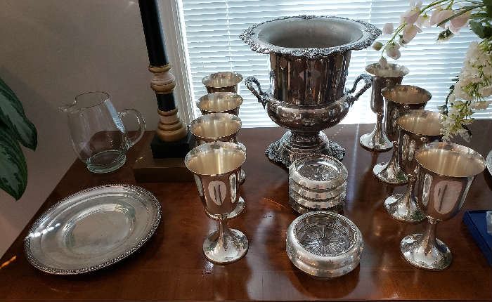 Wallace Silver Plate Champagne Holder "Baroque"