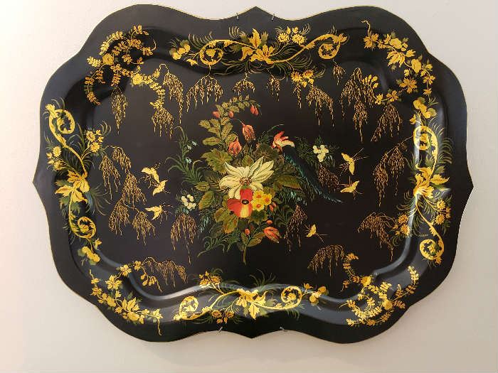 Large Toleware Tray