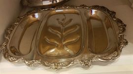 Silver Plate Meat Tray