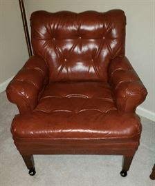 1 of 2 Leather Chairs