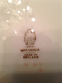 Wedgwood china from England