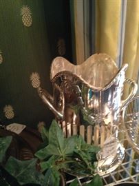 Silver plate wine cooler