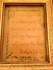 Amen! Joshua 24:15  -  (Charles Humphrey)