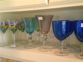 Colored glassware
