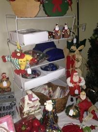 Variety of Christmas decorations