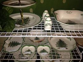 Spode serving pieces